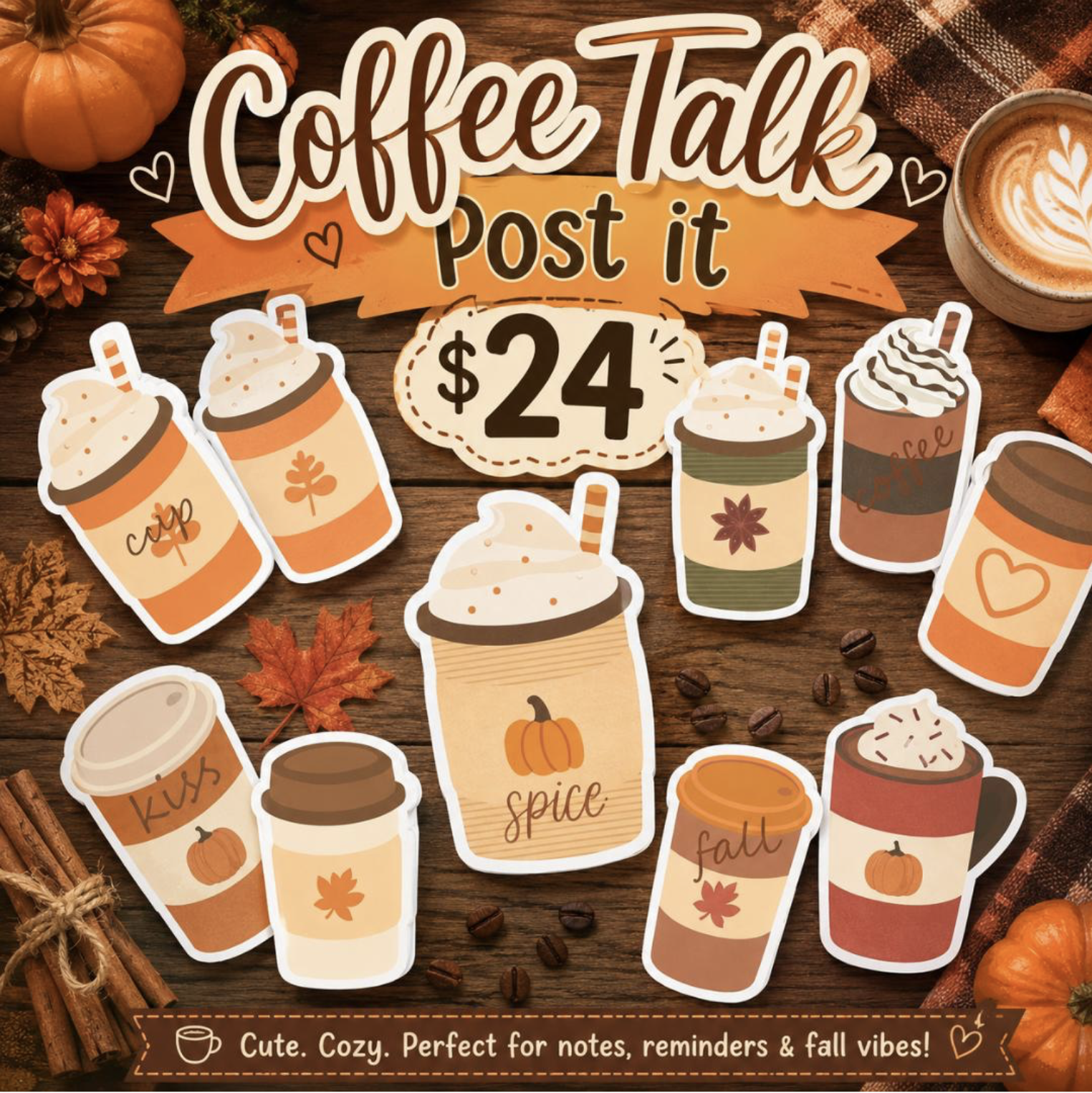 Coffee Talk Post It