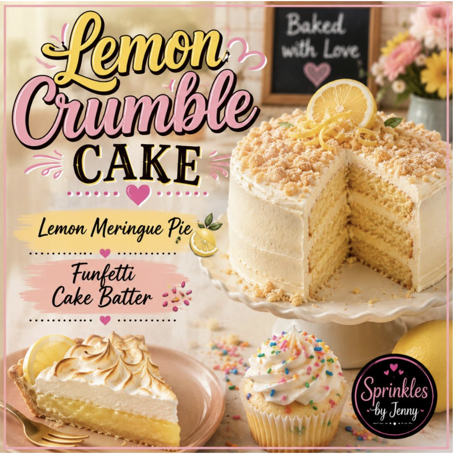 Lemon Crumble Cake