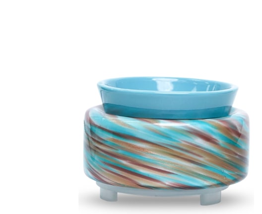 Turquoise Mood Swirl LED Wax Warmer